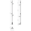 Domoletti TOWEL HEATER L.15X140.CHR.PREMIUM