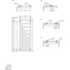 Electric towel dryer Terma Angus. bronze