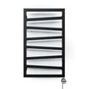 Elektrinis rankšluosčių džiovintuvas Terma ZigZag, metalinė juoda sp., 50 cm x 83.5 cm, 300 W