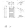 Elektrinis rankšluosčių džiovintuvas Terma Lima, 500x820mm