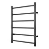 Plaukų džiovintuvas Elektrinis rankšluosčių džiovintuvas Thema Lux BK109W-6T, juodas, 54 cm x 71,5 cm, 80 W