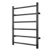 Plaukų džiovintuvas Elektrinis rankšluosčių džiovintuvas Thema Lux BK109W-6T, juodas, 54 cm x 71,5 cm, 80 W