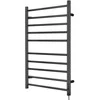 Elektrinis rankšluosčių džiovintuvas Thema Lux BK-109W-10T, juodas, 53 cm x 87 cm, 135 W