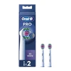 Dantų šepetėlis Elektrinio dantų šepetėlio galvutė Oral-B EB18-2 3D Baltas Pro, 2 vnt.