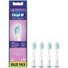 Dantų šepetėlis Oral-B Elektrinio dantų šepetėlio galvutė AEF9C SR32-4S, baltos spalvos, 4 vnt.