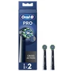 Dantų šepetėlis Elektrinio dantų šepetėlio galvutė Oral-B EB50-2 Cross Action Pro Juodas, juoda sp., 2 vnt.