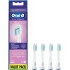 Dantų šepetėlis Oral-B Elektrinio dantų šepetėlio galvutė AEF9C SR32-4S, baltos spalvos, 4 vnt.
