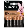 Elementai DURACELL AA/LR06. 1.5V. 5 vnt.