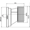 Ani_Plast ALKŪN UNITAZUI W0220VDEU 20 CM