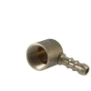 Tdm_Brass Dujinių žarnų alkūnė, 3/8 IN x 10 mm, vidin. srieg.