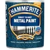 Emaliniai dažai, apsaugo metalines konstrukcijas nuo korozijos. Hammerite Hammered, blizgūs, 0,75 l, tamsiai mėlynos spalvos.