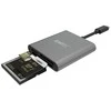 EMTEC T610C - SD CF Micro SD kortelių skaitytuvas - UHS 1 klasė - USB-C 3.1 Gen 1 - CompactFlash (CF 1 tipas/CF+) - Micro SD