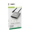 EMTEC T610C - SD CF Micro SD kortelių skaitytuvas - UHS 1 klasė - USB-C 3.1 Gen 1 - CompactFlash (CF 1 tipas/CF+) - Micro SD