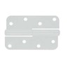 Lankstas durims Kurzemes, 11 cm, balta