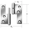 0590407 VYRIS DURŲ UŽDĖT DEŠ 80X28X72MM CINK