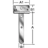 0521570 VYRIS T-FORMOS 200X33MM DAŽ JUODA VORMANN