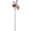 Esschert_Des Dekoracija „Bitė” TT243, 8 cm x 0.4 cm x 38.3 cm, ruda