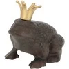 Esschert_Des Dekoracija „Varlė”, 20.3 cm x 17.6 cm x 19.7 cm, ruda/aukso