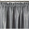 Eurofirany Blackout aizkari Ebru, sudraba, 135 cm x 270 cm