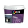 Fasadiniai dažai Pentacolor Acrylic Facade, balti, 3 l