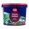 Fasado dažai Vivacolor Hansa Sokkel, balta sp., 9 l