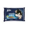 Konservuotas kačių ėdalas FELIX Fantastic žuvies sk., 4x85 g