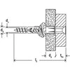 Fischer Kaiščiai UX 12 x 70 mm, 4 vnt.