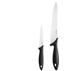 Fiskars 1023783 Messer-Set, 2-teilig, juodas