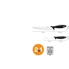 Fiskars 1023783 Messer-Set, 2-teilig, juodas