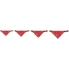 Flamingo DOG COLL BANDANA PINTO Raudonas 40-65CM 25MM