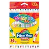 COLORINO KIDS dvipusiai flomasteriai, 12 vnt., 24 spalvos, 32353PTR