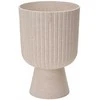 Vazonas FORM PLASTIC Keli Mika Eco Wood 18cm Baltas