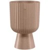 Vazonas FORM PLASTIC Keli Mika Eco Wood 18cm Rudas