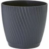 FORM PLASTIC Vazonas Mika 13cm Juoda