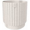 FORM PLASTIC Gėlių vazonas Eco Wood Mika Cyli 18cm Balta