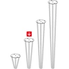 REI KOJA STALO 400 MM JUODA SMEIGTUKO FORMA