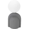 Lampa stołowa Domoletti TABLE LIGHT MENORCA GLASS G9 D12CM Pilkas