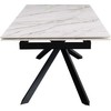 Galds izvelkams Domoletti DRDTQ002SWT, balta, 160 - 240 cm x 90 cm x 76 cm