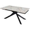 Galds izvelkams Domoletti DRDTQ002SWT, balta, 160 - 240 cm x 90 cm x 76 cm