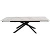 Galds izvelkams Domoletti DRDTQ002SWT, balta, 160 - 240 cm x 90 cm x 76 cm