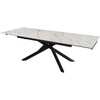 Galds izvelkams Domoletti DRDTQ002SWT, balta, 160 - 240 cm x 90 cm x 76 cm