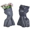 Garden Center Dekoratīvais puķu pods "Seja" LT34797-PC, 25 cm x 20 cm x 37 cm, pelēka krās.