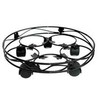 Garden Center Metāla puķu poda paliktnis ar rit.d35 cm