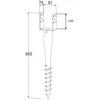 Garden Center Sraigtinis polis DOMAX 80/685