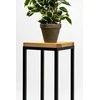 Garden Center Tajemniczy ogród FLOWER STAND LAVAL S Juodas OAK 19X19X62