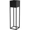 Garden Center Tajemniczy ogród FLOWER POT COVER NANTES L Juodas 23X23X90