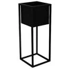 Garden Center Tajemniczy ogród FLOWER POT COVER NANTES S Juodas 23X23X60