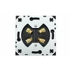 Speaker connection socket LIREGUS MODERN. 2-gang. beige