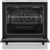 Viryklė Gas stove with electric orkaitė Beko FBE62120SWD