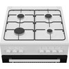 Viryklė Gas stove with electric orkaitė Beko FBE62120SWD
